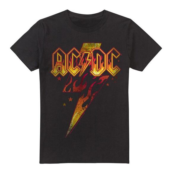 AC/DC | Shirts | Acdc Mens Fire Bolt Tshirt Black | Poshmark